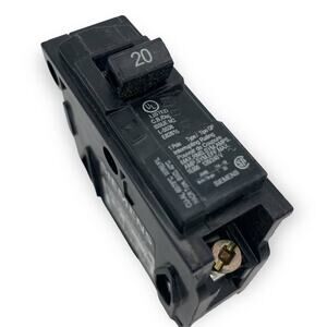 Siemens Q120 20 Amp Single Pole Circuit Breaker Type QP 120/240V Used